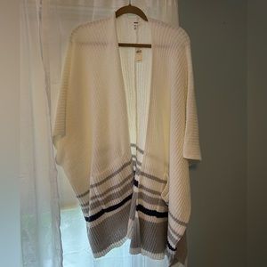 Aerie oversized sweater shawl